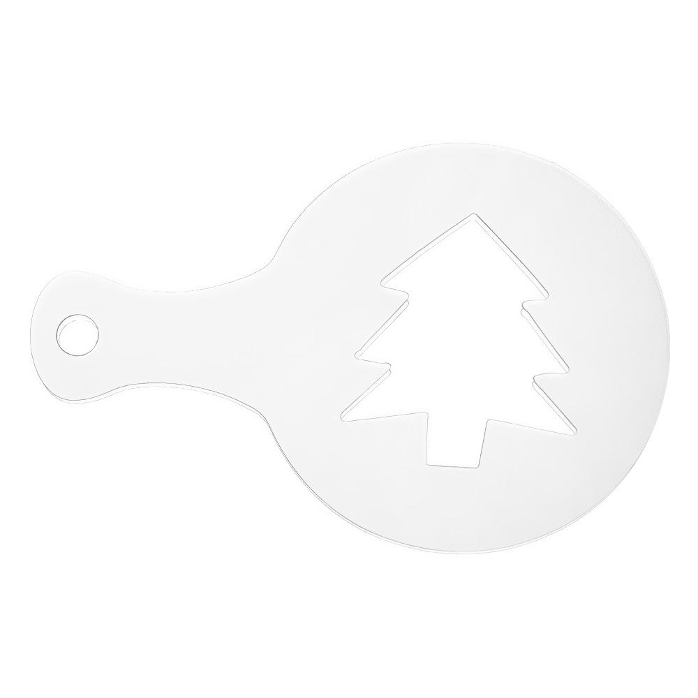 16pcs DIY Latte Mold Coffee Art Stencils Decorating Foam Tool Cappuccino