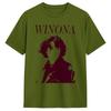 Mens Tshirts Winona Ryder Fun Cotton Tees Short Sleeve 90s Style T Shirt Crewneck Clothing Party