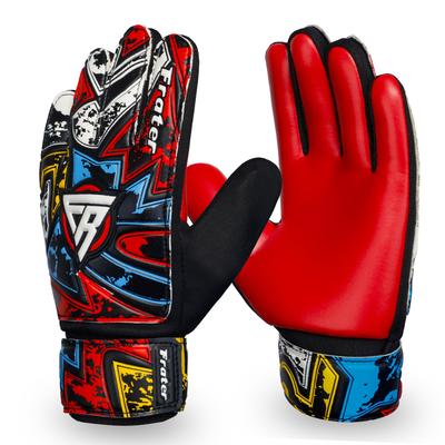 BeingFit Professional Goalkeeper Gloves Fluorescent Sizes 4 Years To Adults Heavy Duty Grip Enhanced Design 6 Suitable for - Red/Blue/Yellow - - &