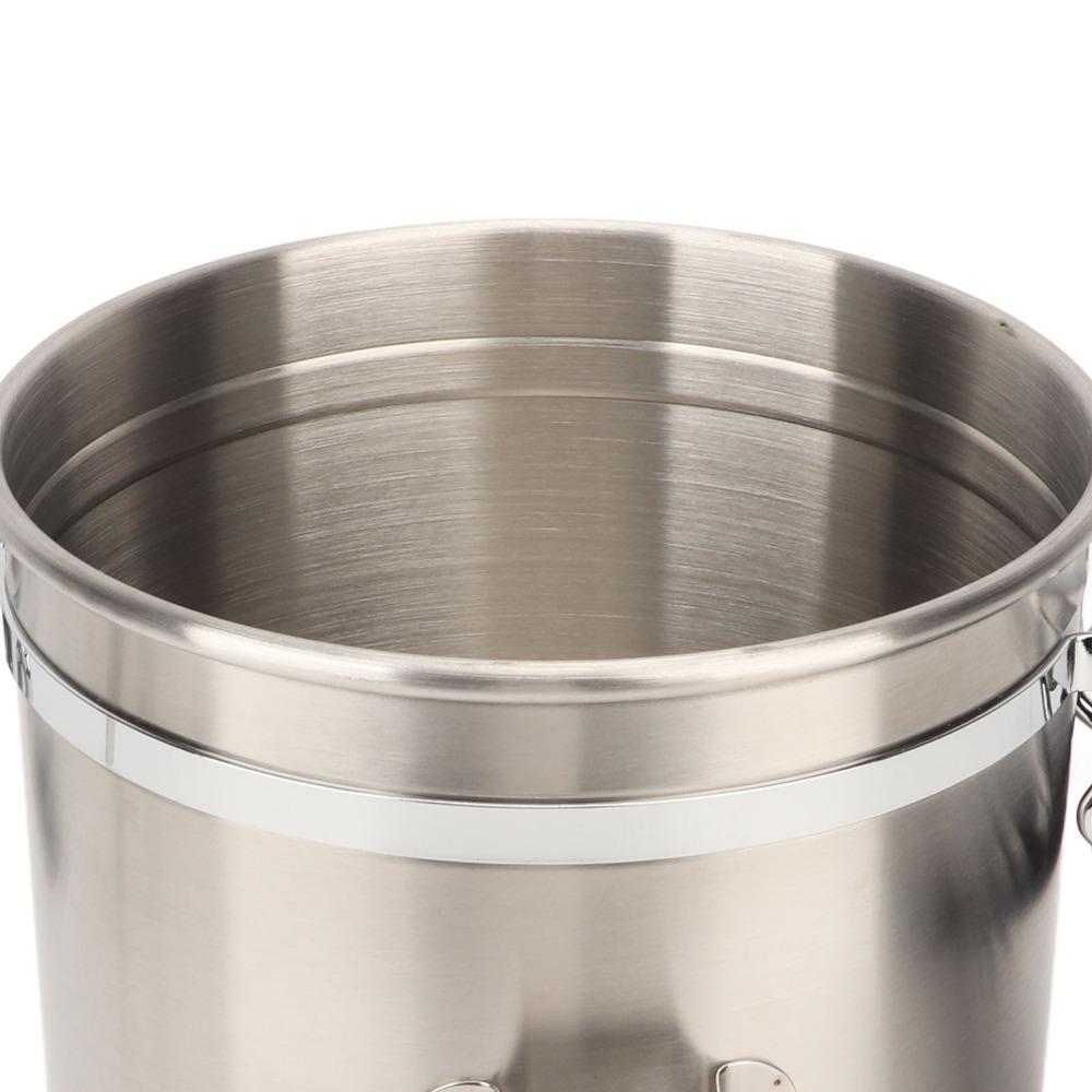 304 Stainless Steel Coffee Canister 1.2L / 1.5L / 1.8L Airtight Coffee Container  For Tea Leaves
