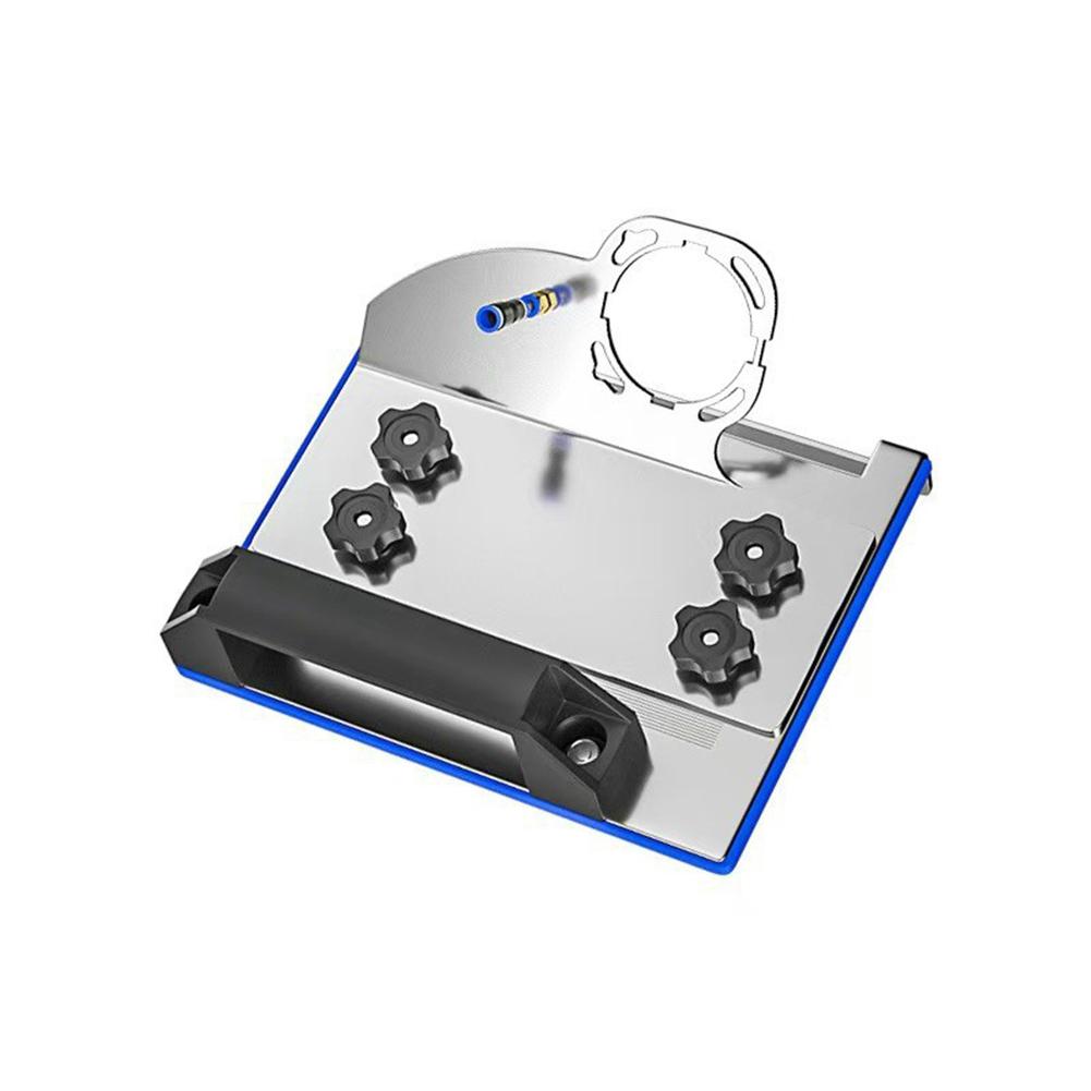 Portable Angle Grinder Stand for Tile Chamfering 45 Degree Stable Clamp Frame Adjustable Fits Type 100 Grinders 45mm Spindle