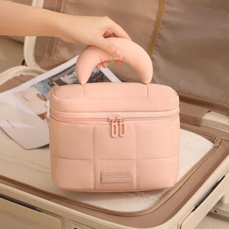 New High Capacity Portable Travel Cosmetic Bag Women's Handheld Shower Kit Organizer Waterproof Makeup Brush Storage Pouch LIJIA