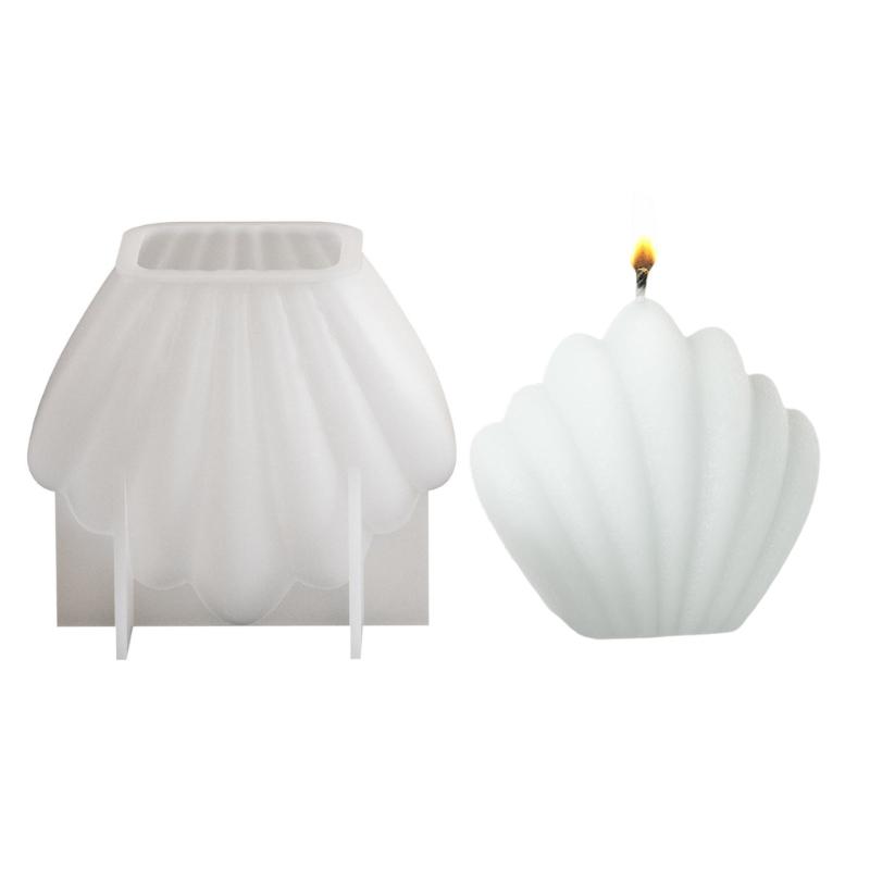 Practical Shell Ornament Silicone Mold For Crafting Realistic 3D Scented Plaster And Candle Reusable And User Friendly L