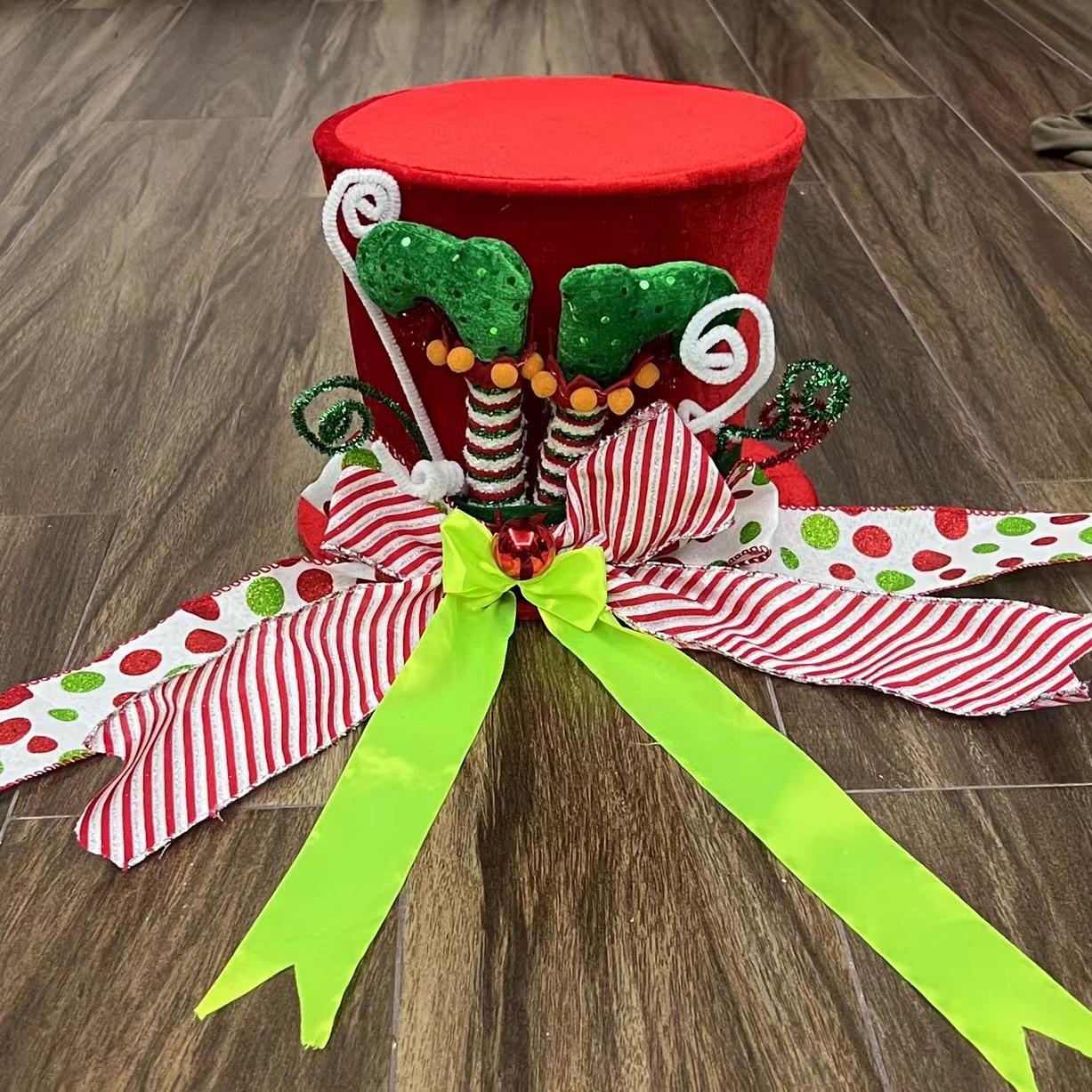 

Трансграничный Горячо продаваемый Складной Конфетный Бант Верхушка для Рождественской Елки Звезда Украшения