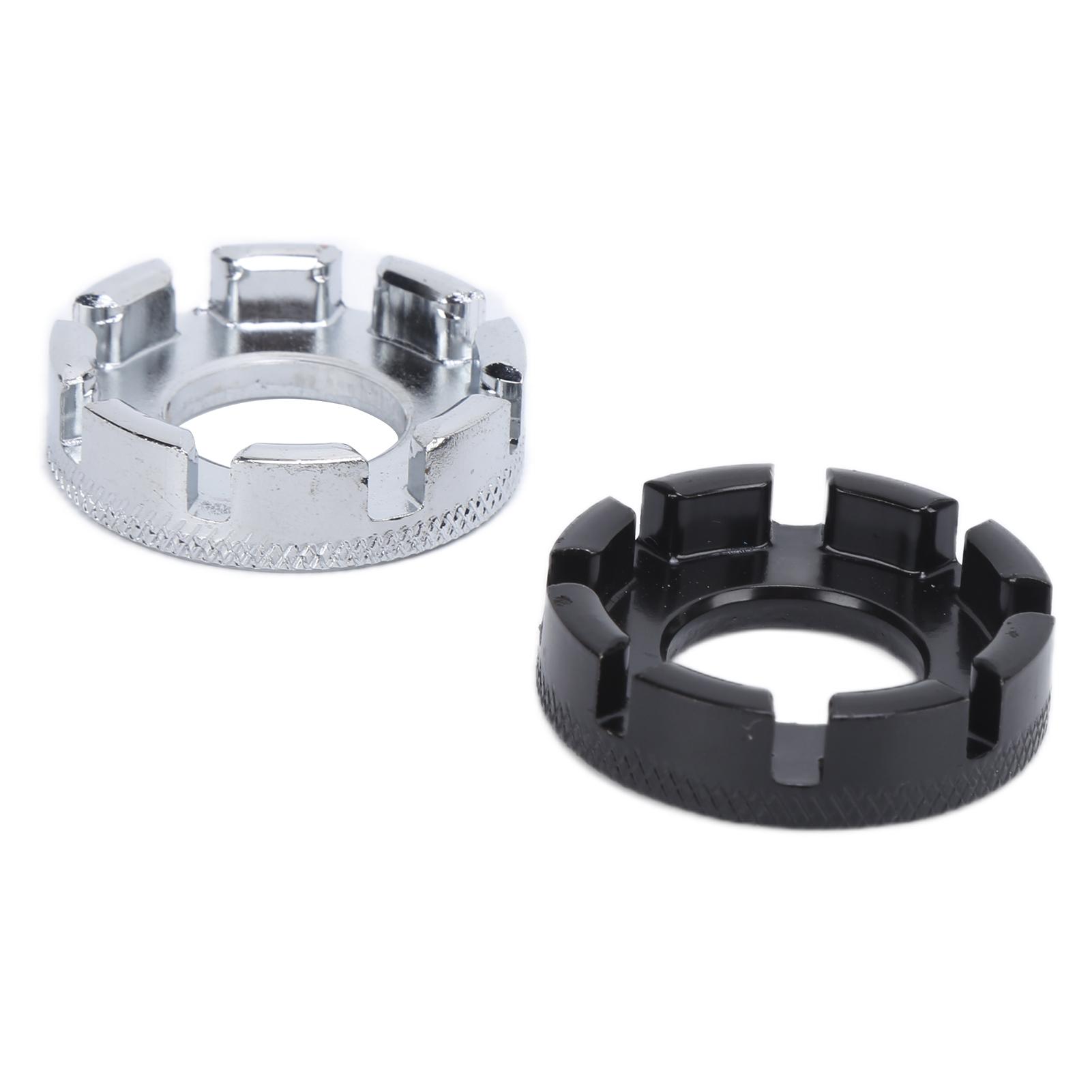 2Pcs Bicycle Spoke Wrenches 8 Cut Open Portable Pocket Bike Rim Adjustment Correct Tools