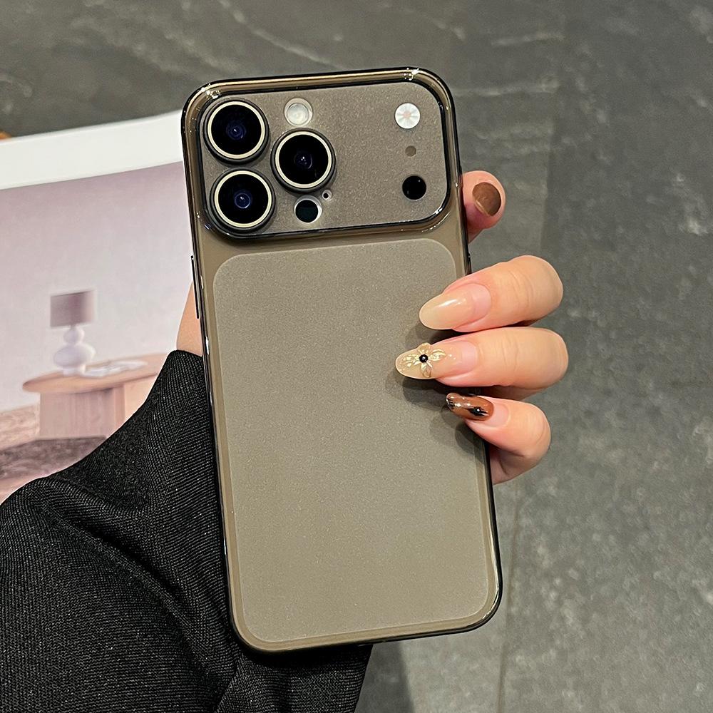 Ultra-thin second variable case is suitable for Apple 17promax anti-drop mobile phone case, color-transparent fine hole iPhone16 protective case 15.