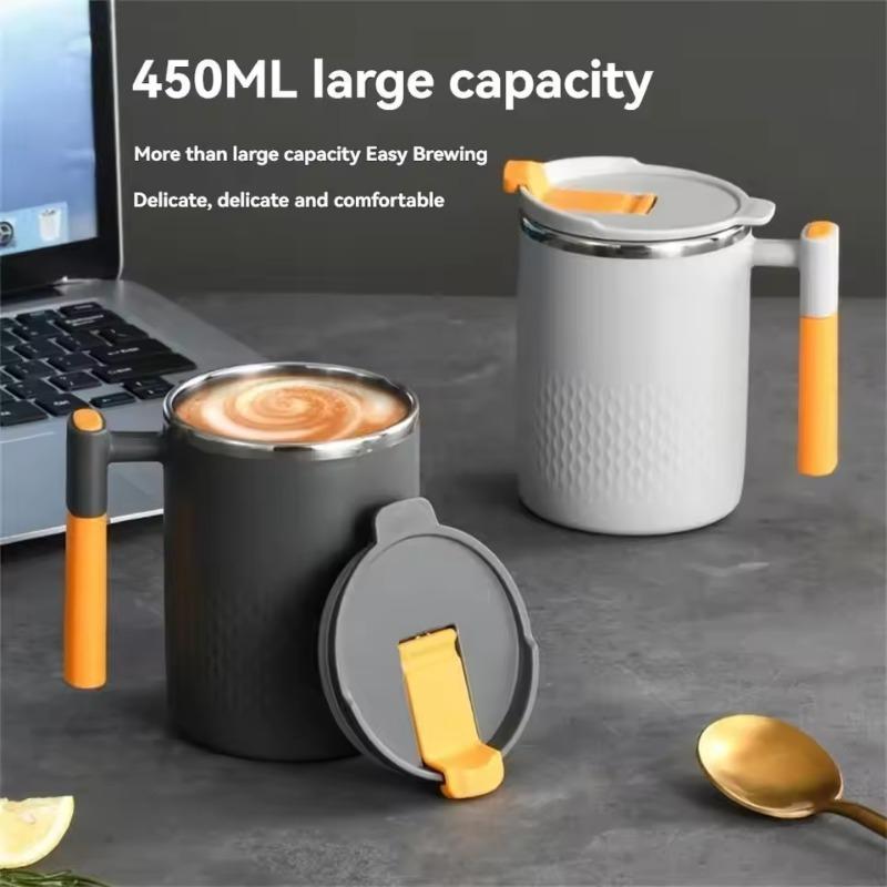 304 Stainless Steel Mug with Tea Leak Tea Cup Double Layer Coffee Cup Japanese Tea Cup Milk Cup