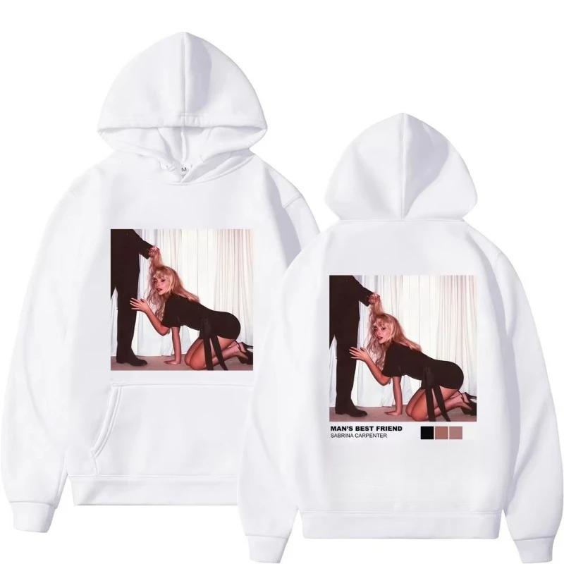 Sabrina Carpenter Printed Hoodie for Men and Women, Fashionable Loose Casual Fleece Hip-hop High-quality Hoodie, Street Warm Top