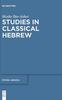 The Studies In Classical Hebrew Book