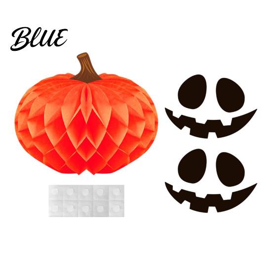 Indoor Hanging Props Halloween Honeycomb Ornament Pumpkin Spider Paper Party Atmosphere Supplies Decoration for Home Office Classroom Holiday