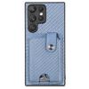 For Samsung Galaxy S25 Ultra Case Card Slots Kickstand Phone Back Cover with Card Tool