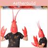 Dragon Lobster Head Mask Creative Latex Gloves For Stage Performance Festive Cosplay Accessories