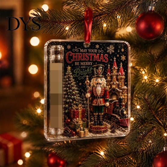 Decorative Holiday Money Gift Holder Christmas Cash Ornament, Acrylic for Cash, Funny Festive Box Xmas Tree Hanging Decoration Tree, Party Supplies