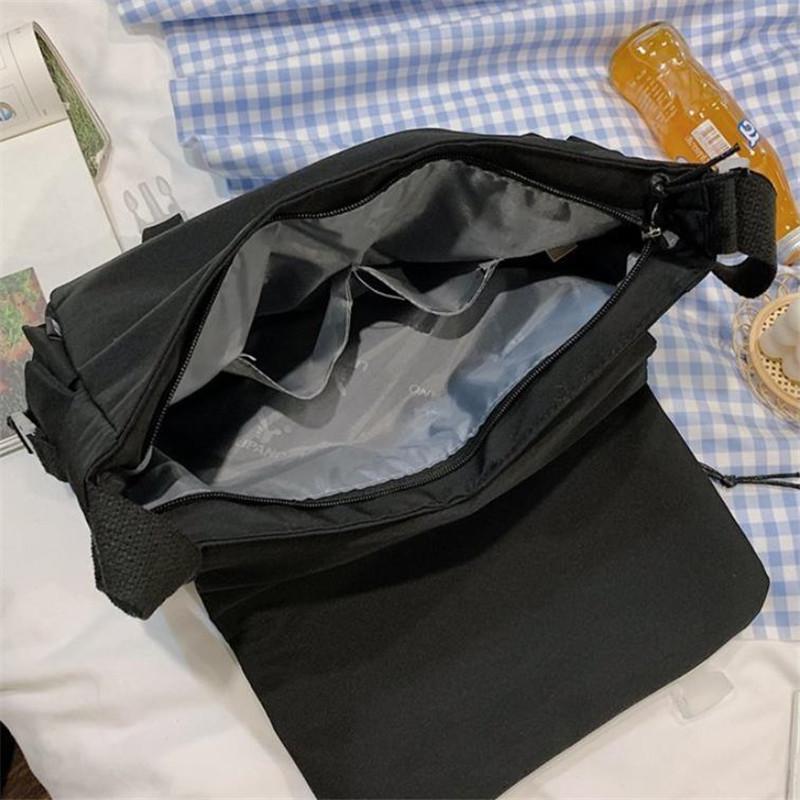 Waterproof Nylon Crossbody Bags for Women Shoulder Bags Youth Fashion Ladies Handbag Messenger Bag Teenagers Girls School Bags