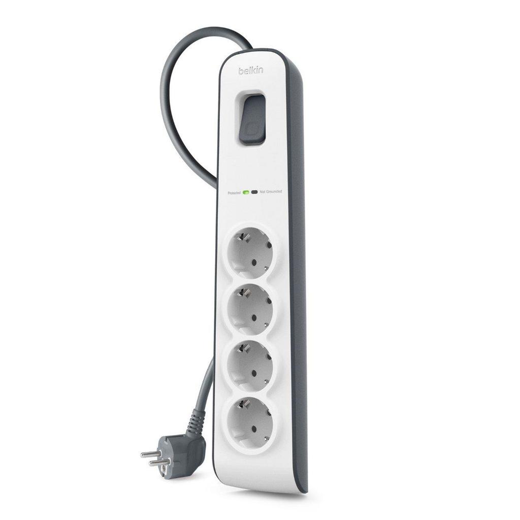 Belkin BSV400VF2M-V2 power strip 4 outlets white