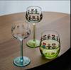 Alsace Style Little People Goblet 150ML Wine Glasses Home Decor Wine Glass Suitable For Birthday Christmas And Wedding Gifts