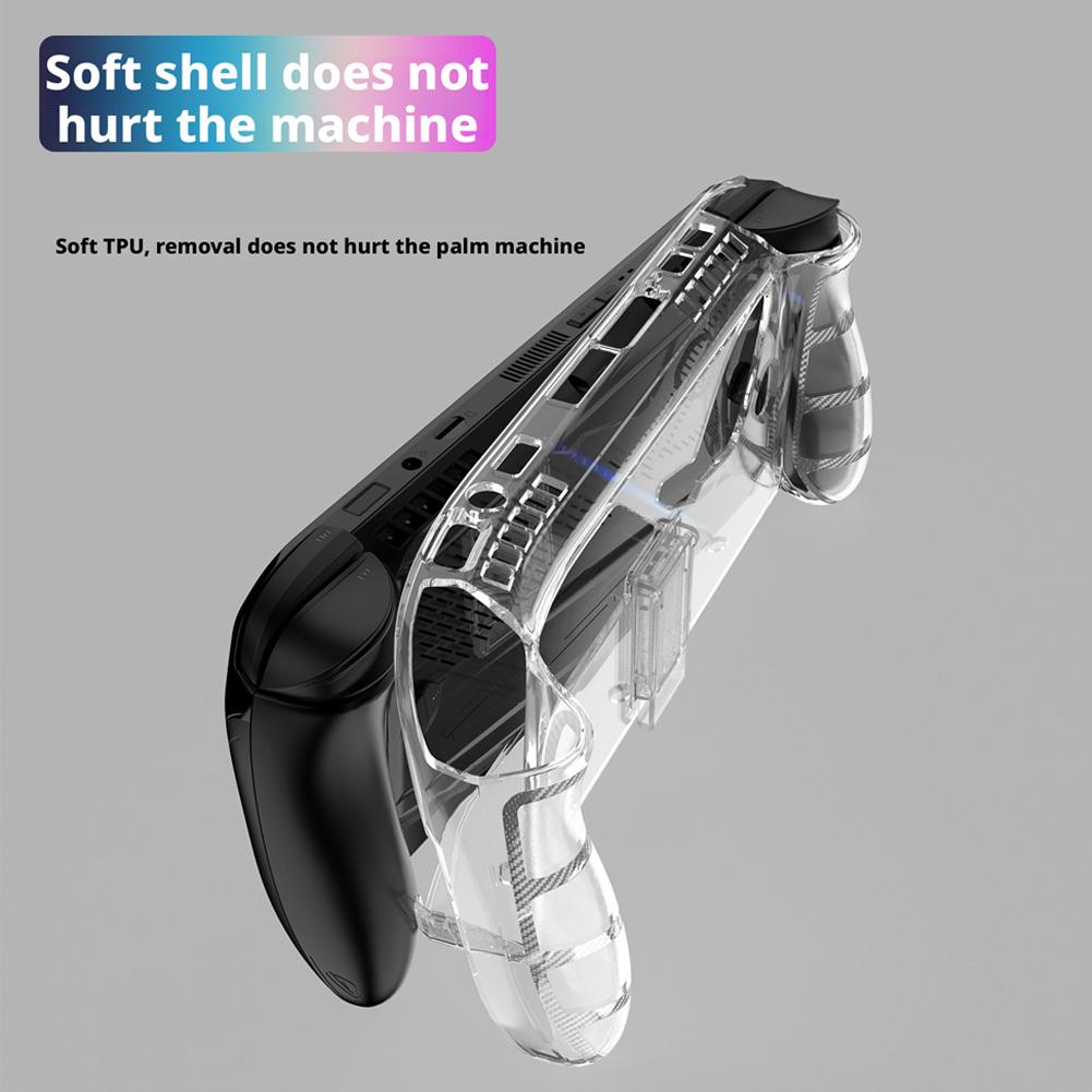 TPU Case Protective Cover For ROG For Xbox Ally X Handheld TPU Protective Case Console Shell Full Protection With Stand Base