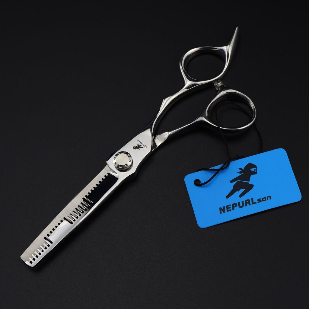 6.0 Inch Xc-13 Nepson, Non-Marking Double-Sided Teeth, Hair Scissors, Hair Scissors, Tooth Scissors, Thin Scissors, Double