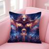 Ancient Ecology Life Talisman Pattern Cushion Cover Pillow Case Soft Skin Friendly Fabric  Concealed Zipper