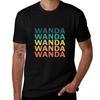 Wanda Name T Shirt Wanda Vintage Retro Wanda Name Gift Item Tee Tshirt Large Size Basic Casual Tshirt