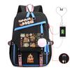Kapibara fun peripheral printing new schoolbag cute cartoon primary and secondary school students spine backpack