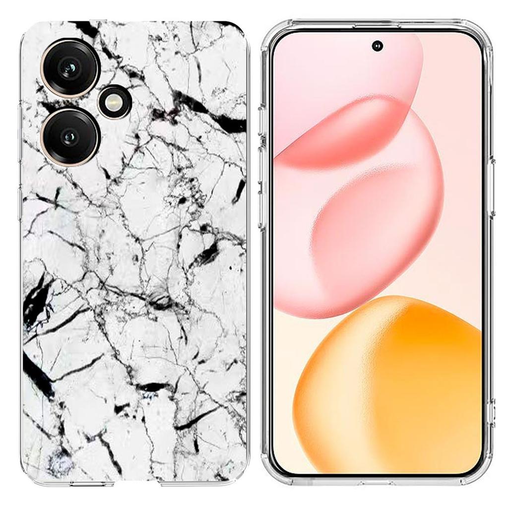 For Honor 400 5G (Global) Case Marble Pattern Printing Soft TPU Phone Cover