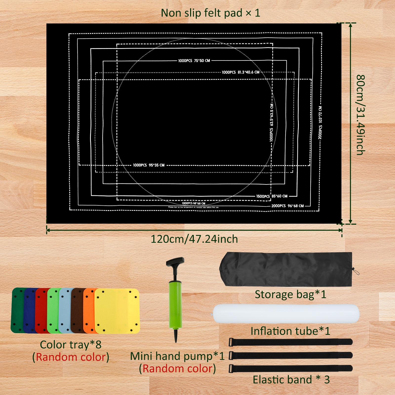 

Jigsaw Puzzle Roll Mat for jigsaws 2000 3000 Pieces Puzzle Saver Pad Jigsaw Puzzle Storage Mats