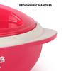 Insulated Steel Casserole Set For Hot And Cold Food Storage With Twist Lock Lid And Easy Grip Handle Elegant Pink Serving Bowls