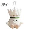 Portable Keyring Pendant Badminton Plush Keychain, Cute Shuttlecock Stuffed Toy for Bag Car Desk Accessory Decor, Soft Mini Pendant, Creative
