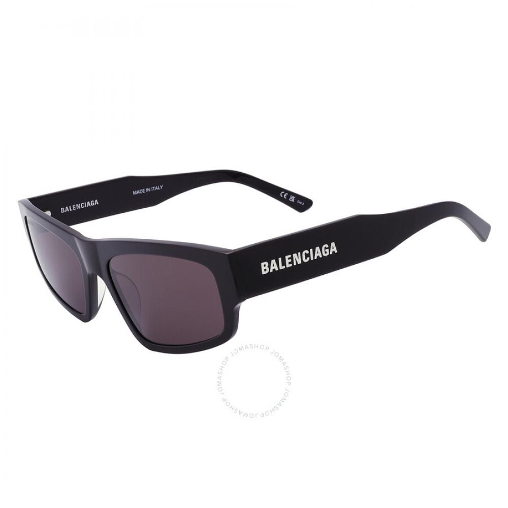 Occhiali da sole unisex Balenciaga Browline grigi BB0305S 001 56