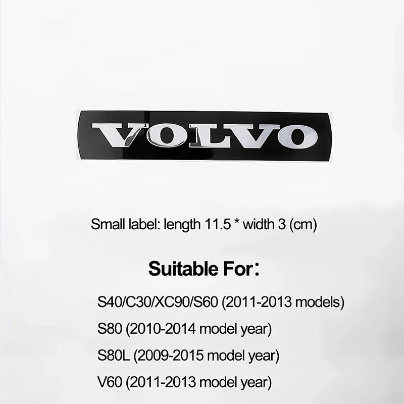 Dekoracyjne Naklejki z Logo na Grill Przedni Kierownicę Samochodowe Akcesoria Dla Volvo Rdesign Polestar AWD V50 S60 XC60 S40 XC40 XC90
