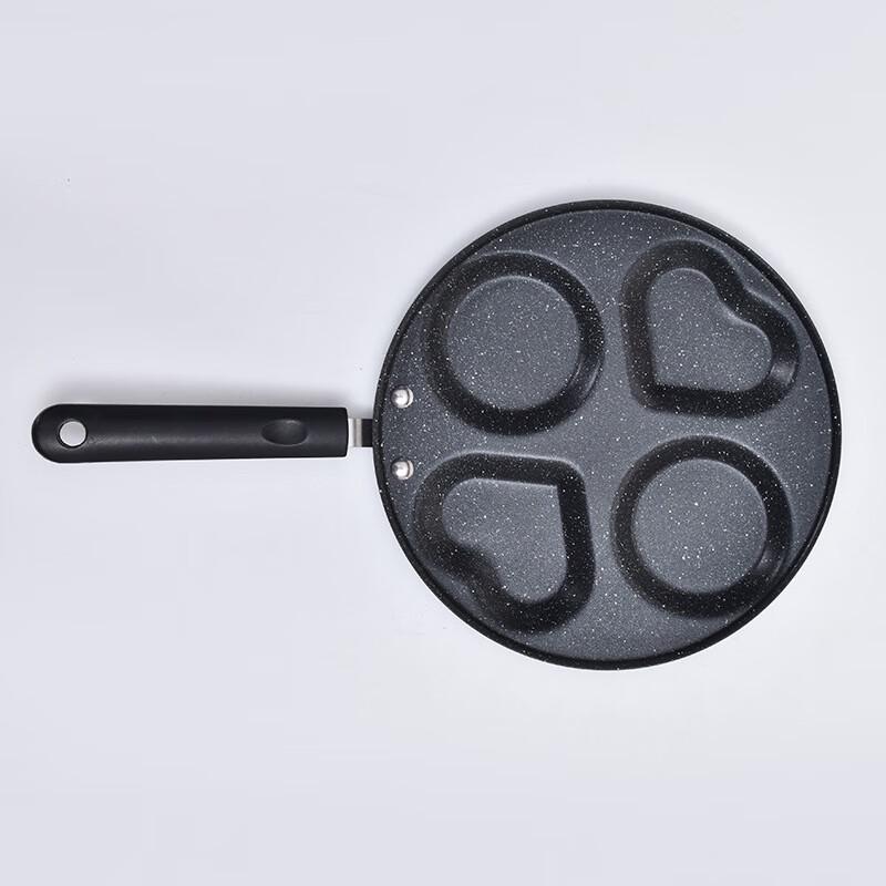Heart-Shaped 4-Hole Egg Frying Pan