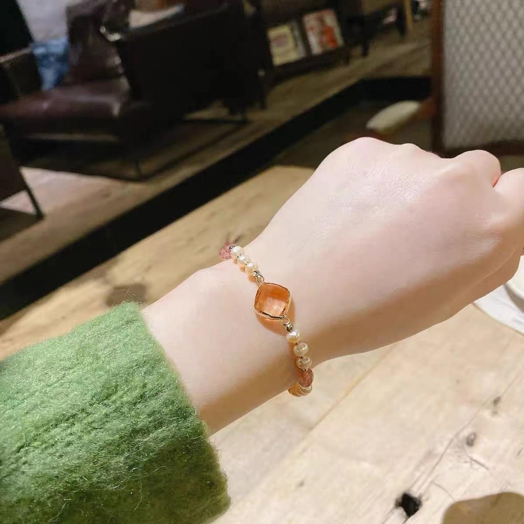 Starry Sophisticated Night Zirconia Bracelet For Women Elegant Copperplated Geometric Hand Jewelry