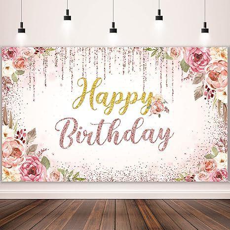 Birthday Party Background Event Decorative Banner Background Indoor and Outdoor Photography Photography Background