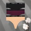 3pcs Plus Size Women Seamless Thongs Cotton High-Waist Comfort Underwear Sexy Elastic Wide Belt Panties Soft Breathable Lingerie