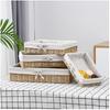 Handmade Rattan Paper Rope Storage Basket for Home Organization