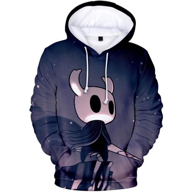 Hollow Knight Hoodies 2025 Vintage Merch Hoodie Men and Women Hip-hop Sports Pullover Sweatshirt