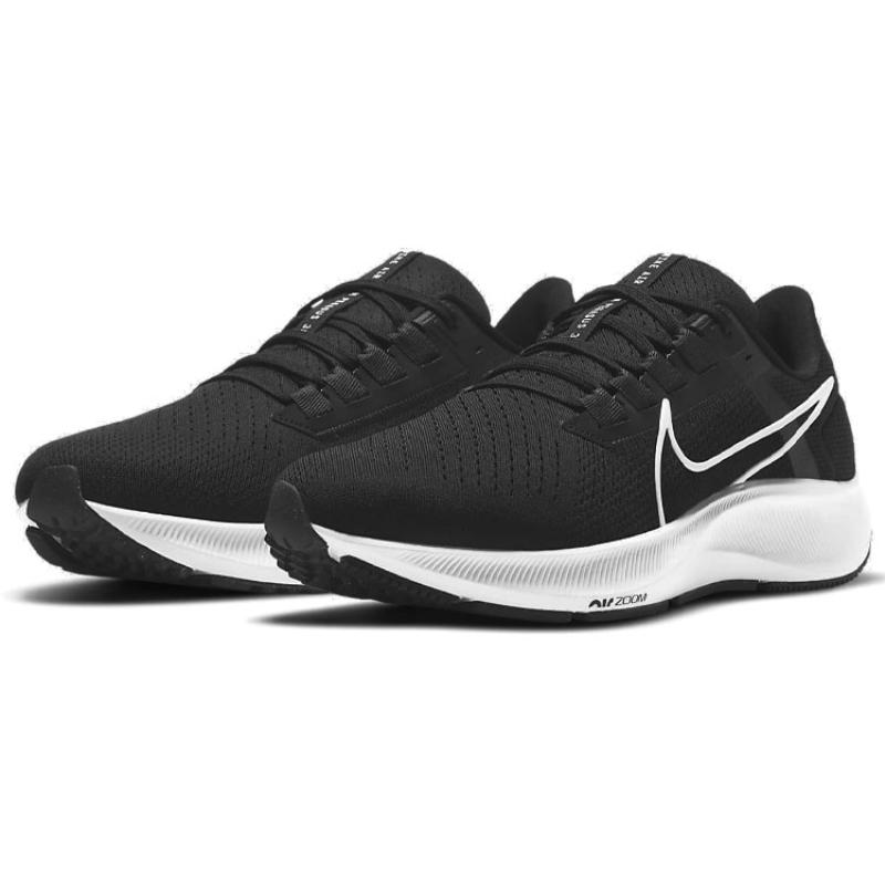Nike Air Zoom Pegasus 38 Black White Sneakers CW7356-002