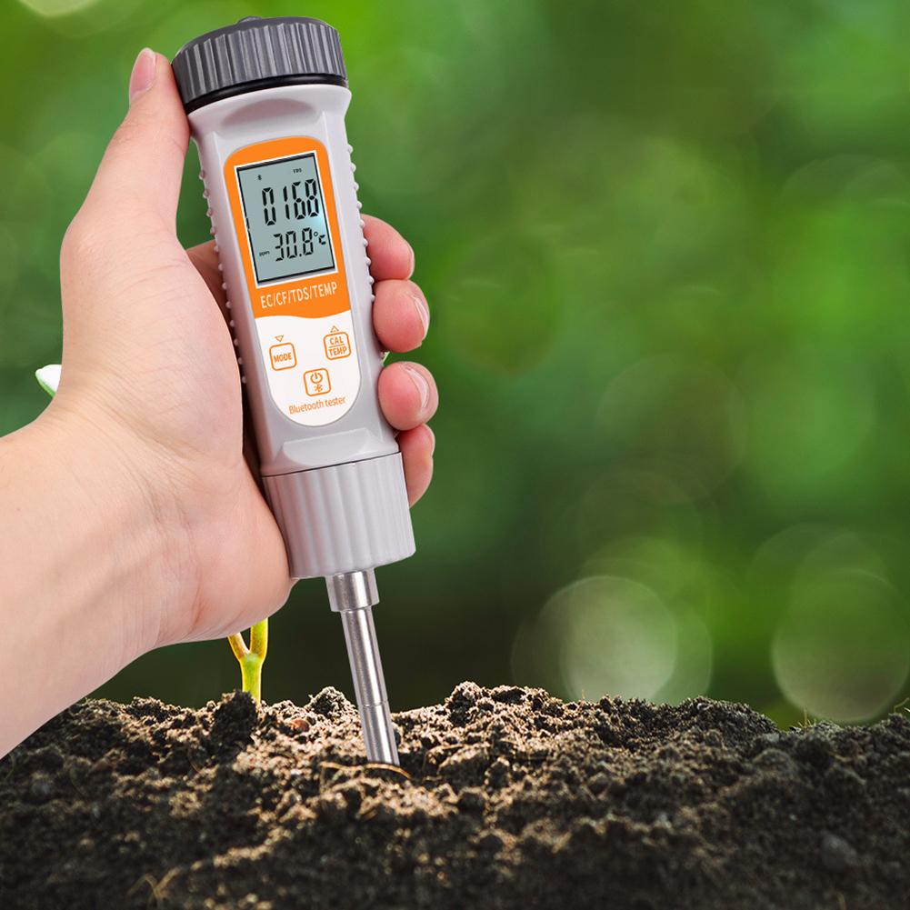 

4-in-1 Soil Tester Multi-functional Testing Instrumentsuitable For Horticulture And Agriculture, Smart App Integration China Mainland