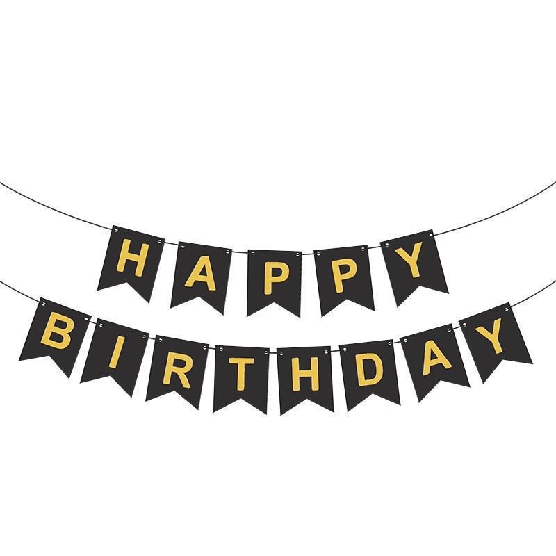 Elegant Birthday Decorations for Men: Number Balloons and High-Class Atmosphere for Husband or Boyfriend's Surprise Party.