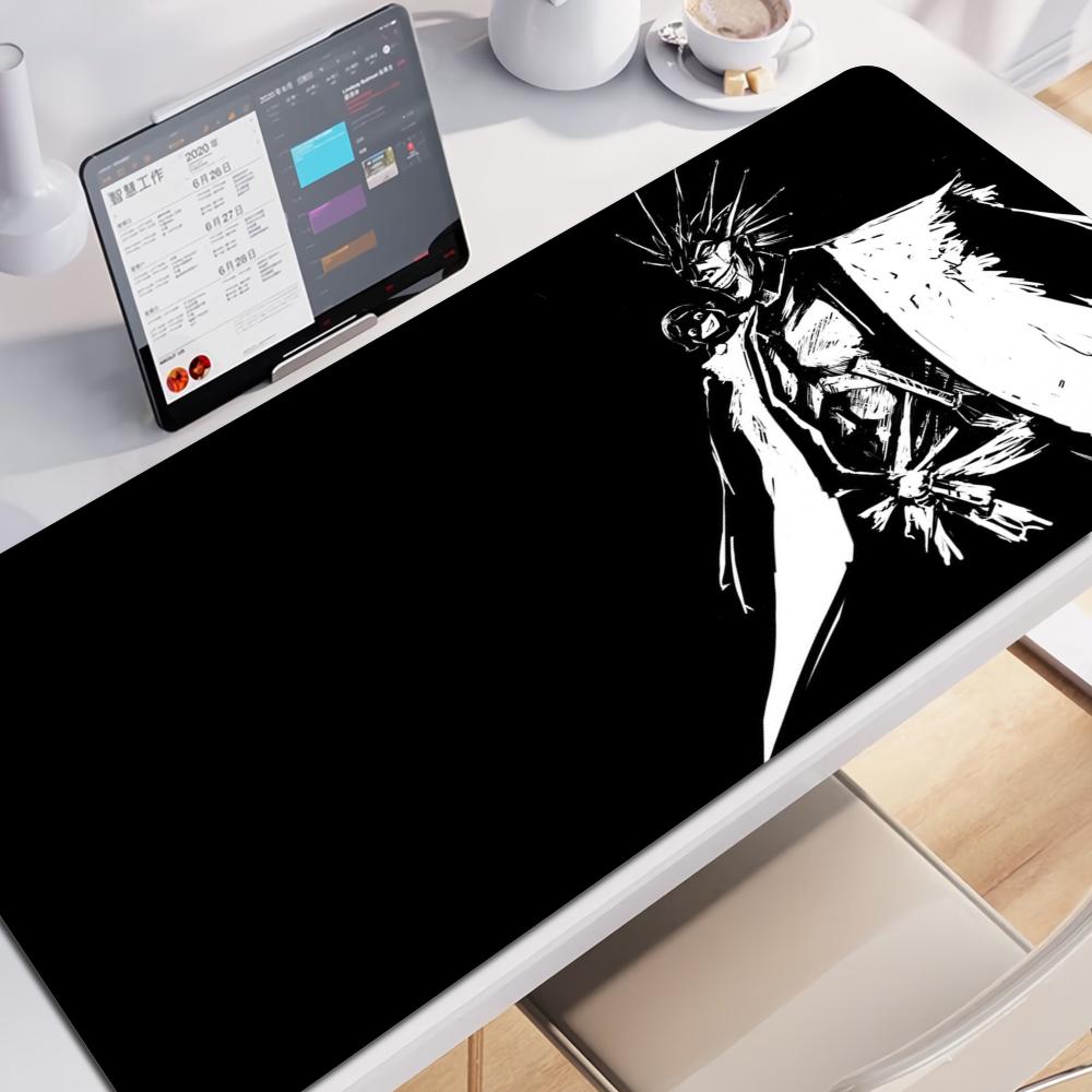 Bbleach Kenpachi Zaraki Large Anime Desk Mat Big Mouse Pad Luxury Desktop Cartoon Gaming Gamer Keyboard Office Computer Cushion