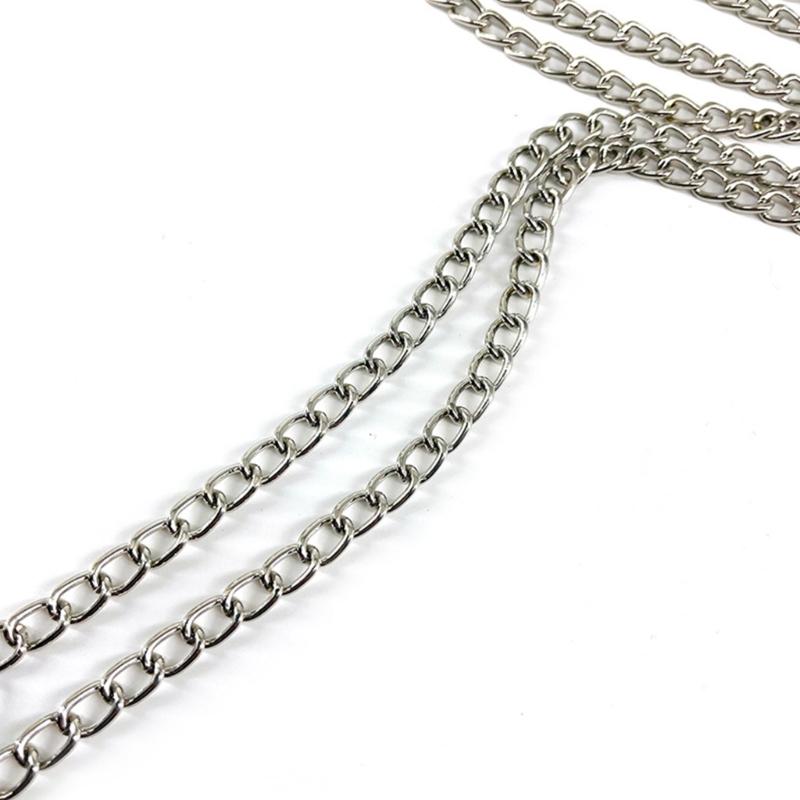 Metal Replacement Shoulder Crossbody Bag Chain Strap DIY Bag Straps Craft Accessories for Women Girls Making Bags