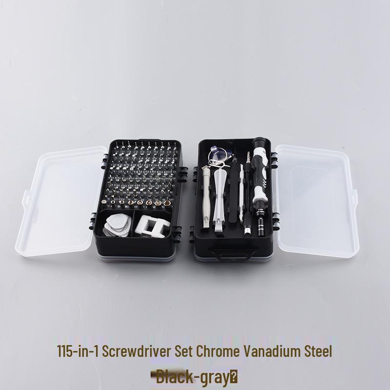 Magnetic Multi-Functional Screwdriver Set: 12/24/31/45/115-in-1 Bit Holder for DIY Electronic Disassembly