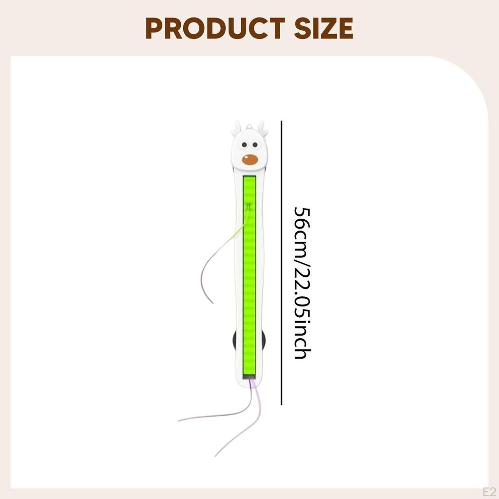Interactive Cat Toy for Indoor Cats,Pet Play Accessory Lightweight Handsfree Door Mounted Electric