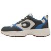 Strider Fabric Thick Sole Lace-Up Round Toe Low-Top Casual Shoes Men Sneakers Sky-Blue CU288-V5K
