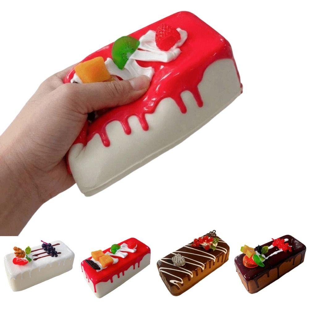 Super Soft Simulation Bread Squishy Toy Anxiety Relief Realistic Food Pinch  Home Decoration