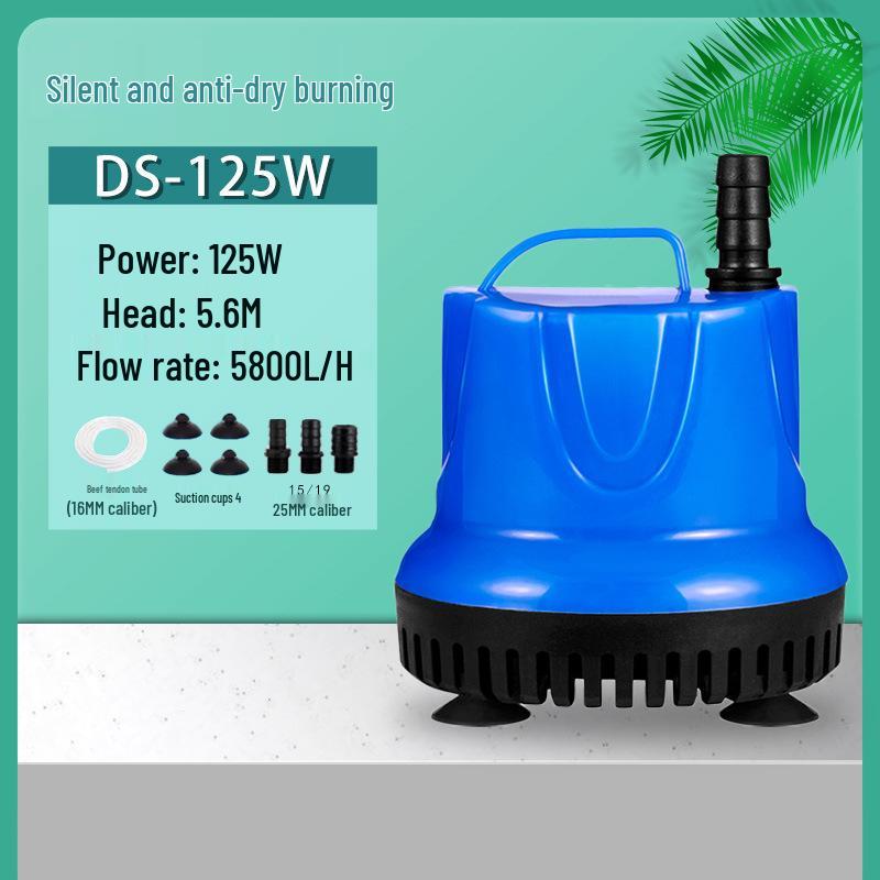 **Silent Submersible Fish Tank Pump for Water Circulation and Filtration**