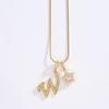 26 Alphabet Pendant Initial Letter Star Necklace Couple Name Jewelry Gifts