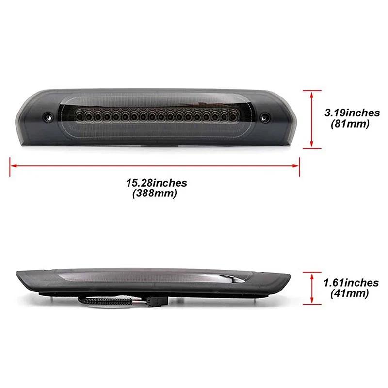 LED Hohe Bremsleuchte Für Dodge Ram 1500 2500 3500 4500 5500 2002-2018 LED Ring Lichtleiter Hohe Dritte Bremsleuchte