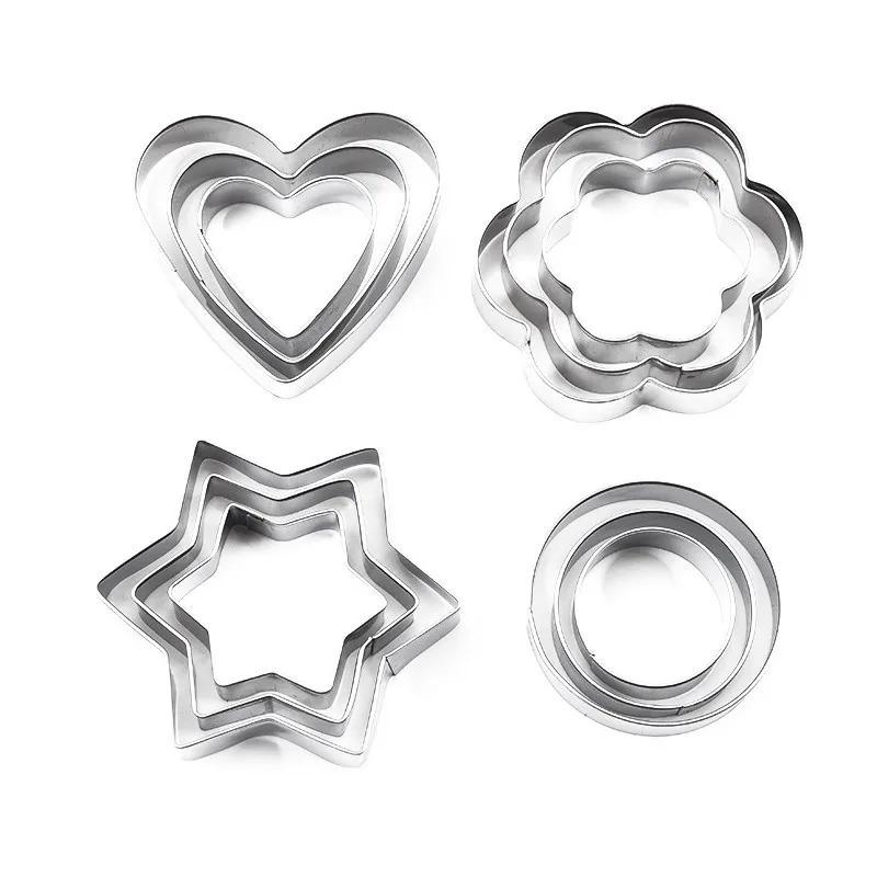 Küchenutensilien, Edelstahl zum Backen von Keksen, Großhandel Backwerkzeuge, DIY sternförmiger Kuchen, Schokoladenform